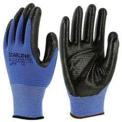 E-46 Çizgili Nitril Eldiven